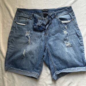 Ashley Stewart Jean shorts